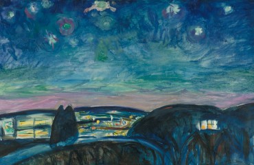 Edvard Munch - Sterrennacht (detail), 1922, Munchmuseum.