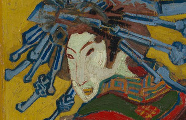 Courtisane (naar Eisen) , Vincent van Gogh, 1887, Van Gogh Museum.